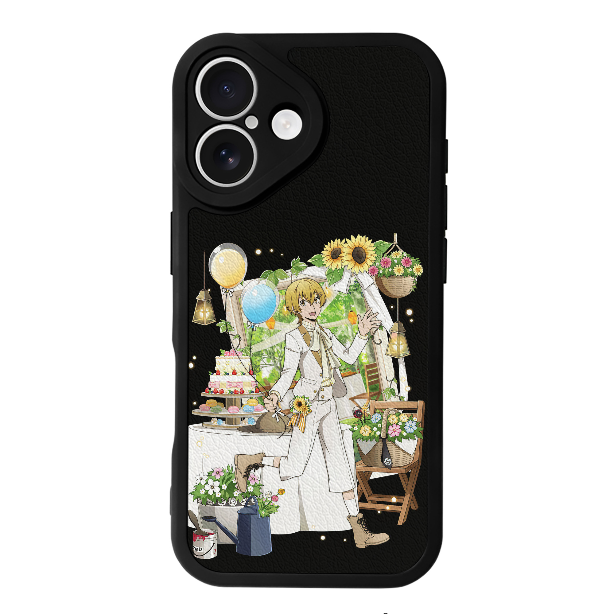 （画像用） 文豪ストレイドッグス Bungo Stray Dogs 【iPhone 16シリーズ対応】シリコンスマホケース（レザー調） 材質：シリコン